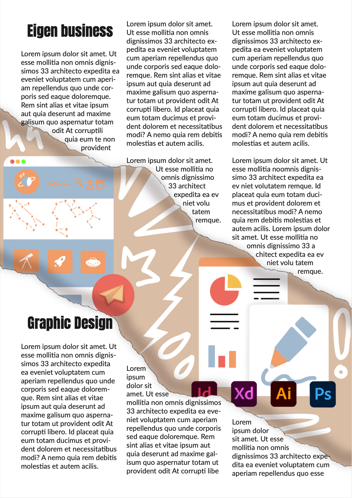 1ste versie van spread 3 rechterkant