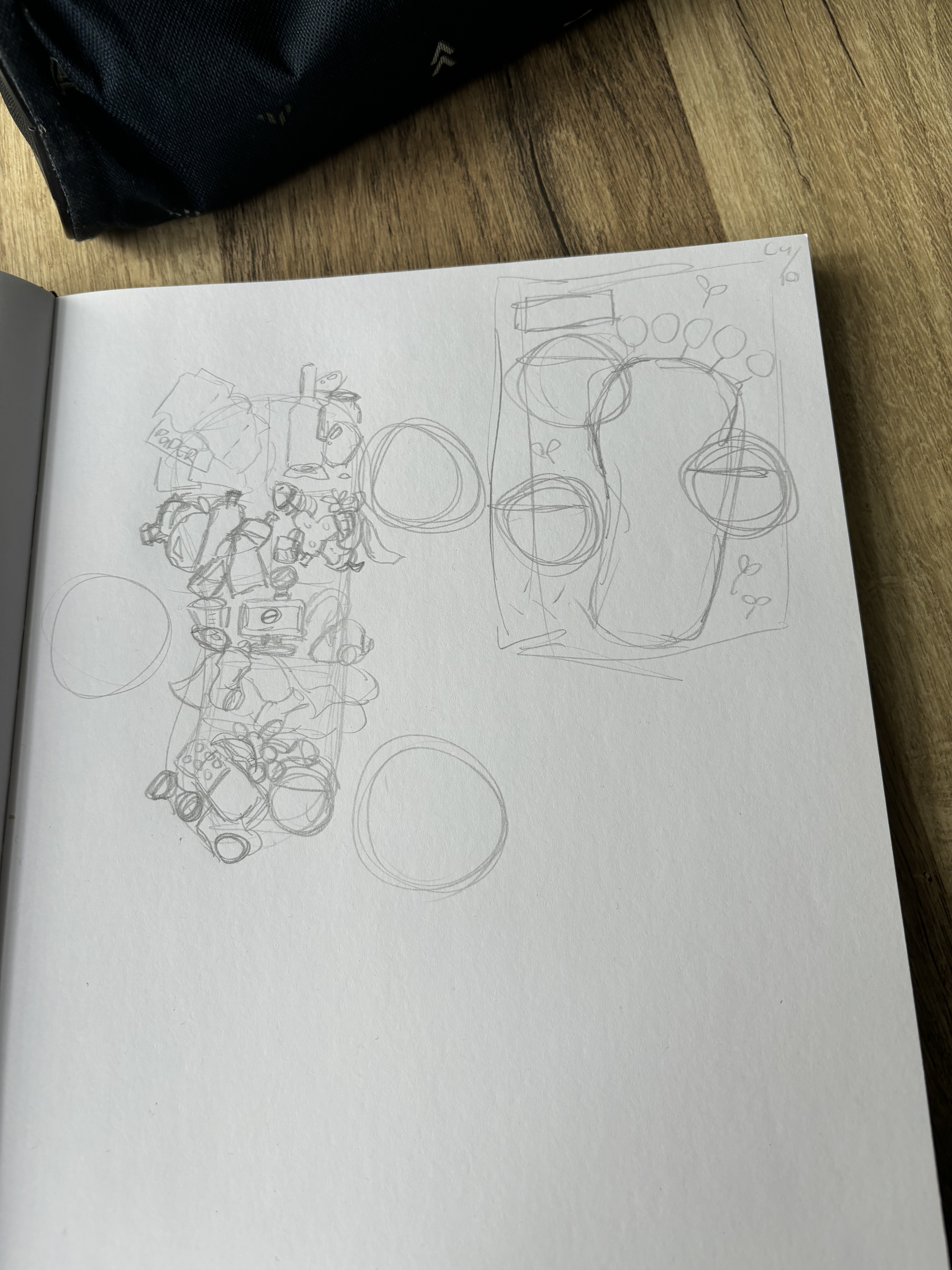 een schets van de voet